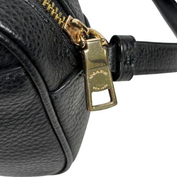 Coach Black Pebbled Leather Mini Jamie Camera Crossbody Bag Shoulder CA069 - Picture 9 of 16